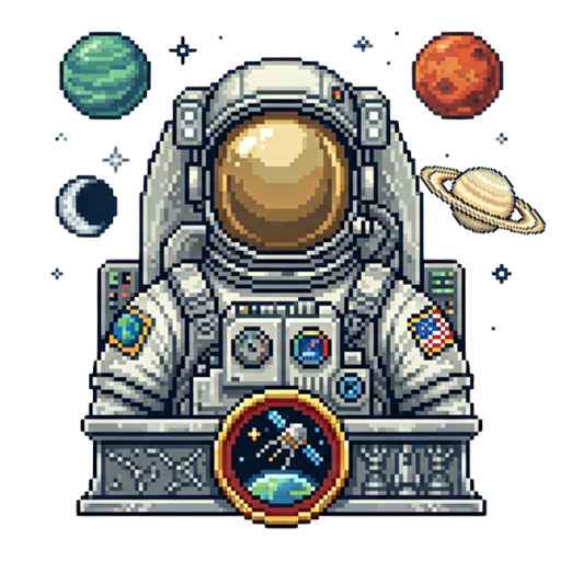 Space world crest