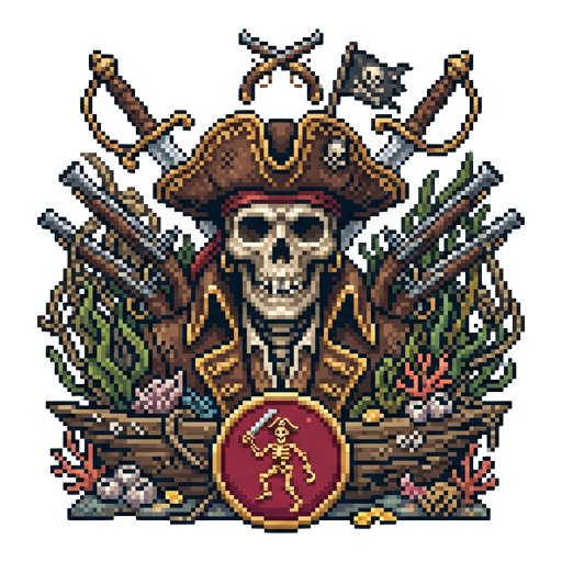 Pirate world crest